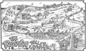 44th Annual Roosa Gap Roller Coaster Runs 2026 logo