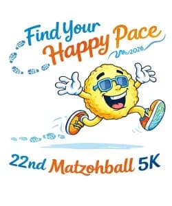 Matzohball 5K & 1 Mile Fun Run 2026 logo