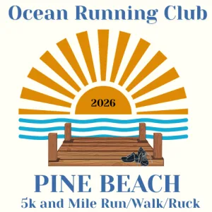 Ocean Running Club's Pine Beach 5k & 1 Mile Run AND 5k RUCK 2026 logo
