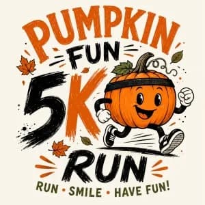 Pumkin Fun 5K Run/ Kids 1-Mile Fun Run 2026 logo