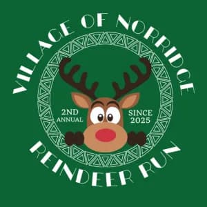 The Village of Norridge 5K Reindeer Run and Kids Dash 2026 logo