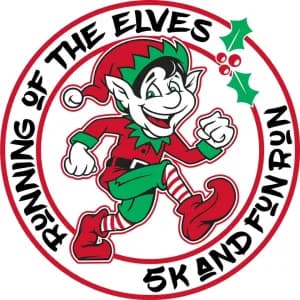 Running of the Elves 5K 2026 logo