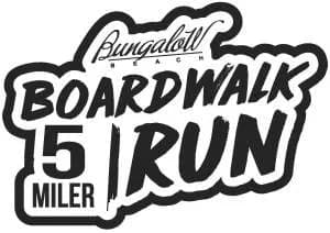 2027 Bungalow Beach Boardwalk 5 Miler 2026 logo