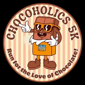 The 2nd annual Chocoholics 5k: West Palm Beach 2026 logo