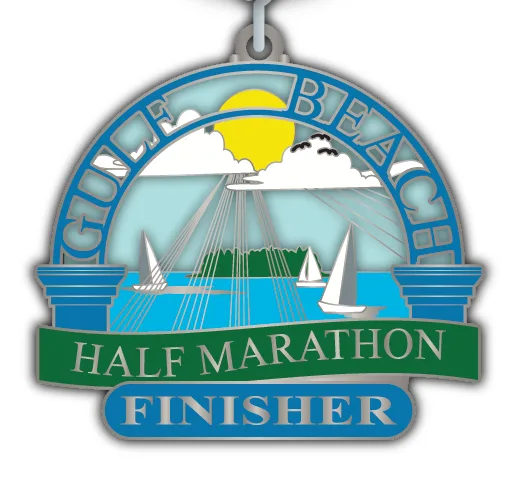 2026 Gulf Beach Half Marathon logo