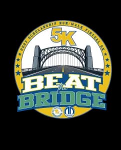 BEAT THE BRIDGE 5K CHALLENGE - Scholarship run/walk/virtual 2026 logo