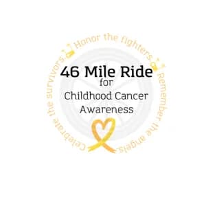 2026 46 Mile Ride for Childhood Cancer Awareness logo