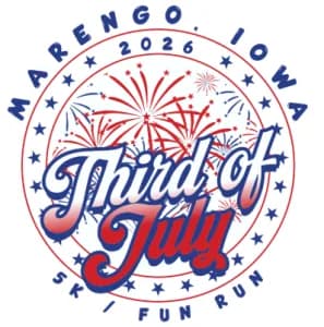 Marengo 3rd of July 5K Run/Walk 2026 logo
