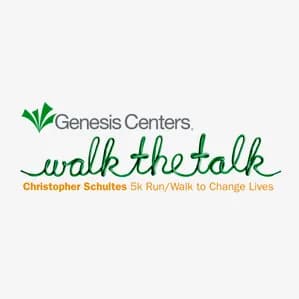 Genesis Centers: Walk the Talk, the Christopher Schultes 5K Run/Walk for Recovery 2026 logo