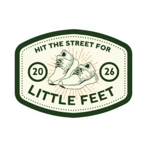 Hit the Street for Little Feet 5K 2026 logo