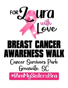 For Laura w/ Love Breast Cancer Awareness Walk 2026 logo
