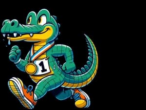 The Gator Chase 5K 2026 logo