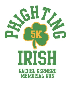 The Rachel Gernerd Phighting Irish 5K 2026 logo