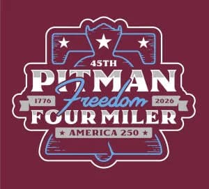 Pitman Freedom Four Miler Run 2026 logo