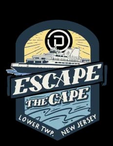 Stampone O'Brien Dilsheimer Holloway Escape the Cape Triathlon 2026 logo