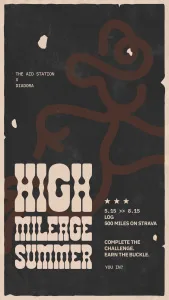 Diadora x The Aid Station High Mileage Challenge 2026 logo