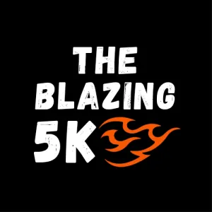 The Blazing 5k 2026 logo