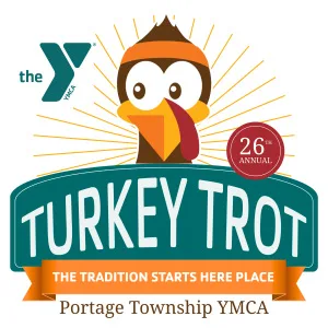 26th Annual Turkey Trot - Portage Township YMCA 2026 logo