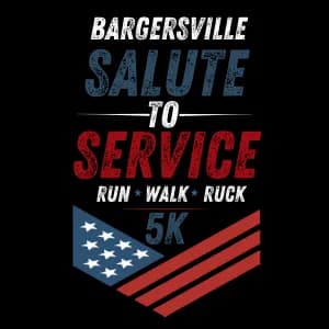 Bargersville Salute to Service 5K 2026 logo