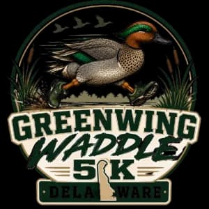 Greenwing Waddle 5K 2026 logo