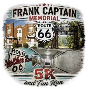 Frank Captain Memorial Route 66 5K 2026 logo