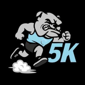 Carroll Bulldog's 5K Run/Walk 2026 logo