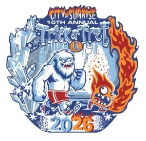 10th Annual City of Sunrise Trick or Trot 5K Run Walk 2026 logo