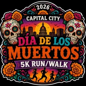 Capital City Dia de Los Muertos 5k Run/Walk/Roll 2026 logo