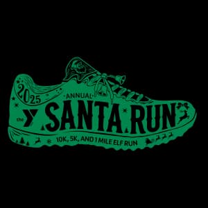 2026 YMCA Santa Run 5K/10K and One Mile Elf Run/Walk logo