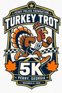 Perry Police Foundation Turkey Trot 5K 2026 logo