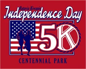 Batavia Kiwanis Independence Day 5k 2026 logo