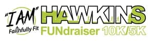 I AM", Hawkins FUNdraiser 10K/5K, to benefit "I AM" Faithfully Fit 2026 logo