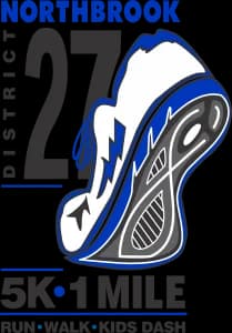 Northbrook District 27 PTA 5K, 1 Mile and Kid's Dash 2026 logo