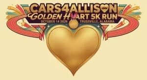 Allison's Golden Heart 5k Fun Run 2026 logo