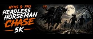 HEADLESS HORSEMAN FUN RUN & 5K 2026 logo