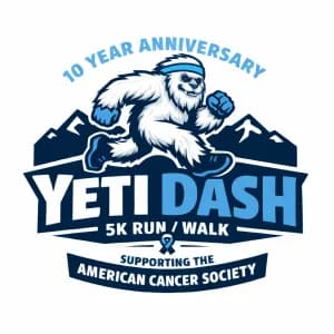 Yeti Dash 5K Run & Walk 2026 logo