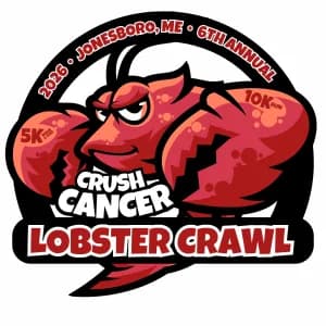 2026 Crush Cancer Lobster Crawl 5k Walk/Run and 1/2 Mile Kids Dash logo