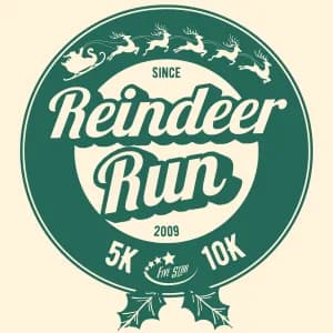 Reindeer Run 5K/10K 2026 logo