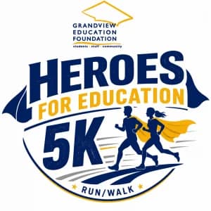 Grandview Education Foundation Heroes for Education 5K 2026 logo