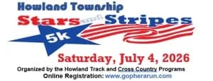 2026 Howland Stars and Stripes 5K logo