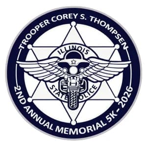 Trooper Thompsen Memorial 5k 2026 logo