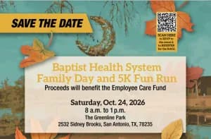 Baptist Health System Family Day and 5K Fun Run 2026 logo