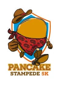Pancake Stampede 5K 2026 logo