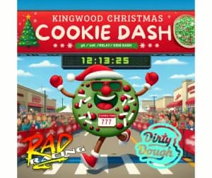 Kingwood Christmas Cookie Dash 2026 logo