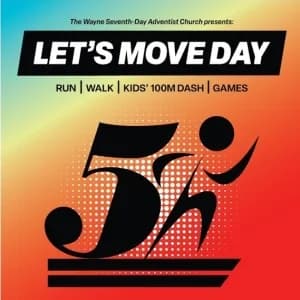 12th Annual Let's Move Day 5K Run/Walk/100M Dash 2026 logo