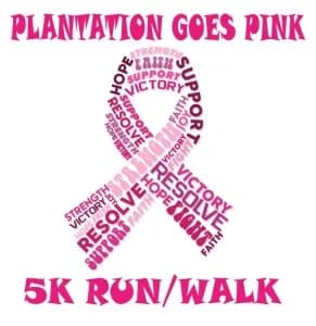 Plantation Goes Pink 2026 logo