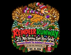 Reindeer Runway 2 & 1/2 Mile Run/Walk 2026 logo
