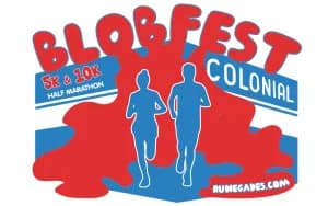 The 9th Annual Blobfest 5K, 10K & Half Marathon! 2026 logo