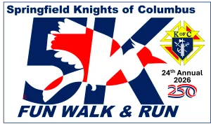 Springfield VA Knights of Columbus 5K Fun Run and Walk 2026 logo