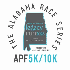 The Alabama Race Series Amanda Pair Foundation Legacy Run presented by Alabama Oncology 2026 logo